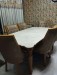 Marble top dining set